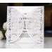 Square Invitation White Laser Card Wedding Decoration Slap-up Invitation Card 